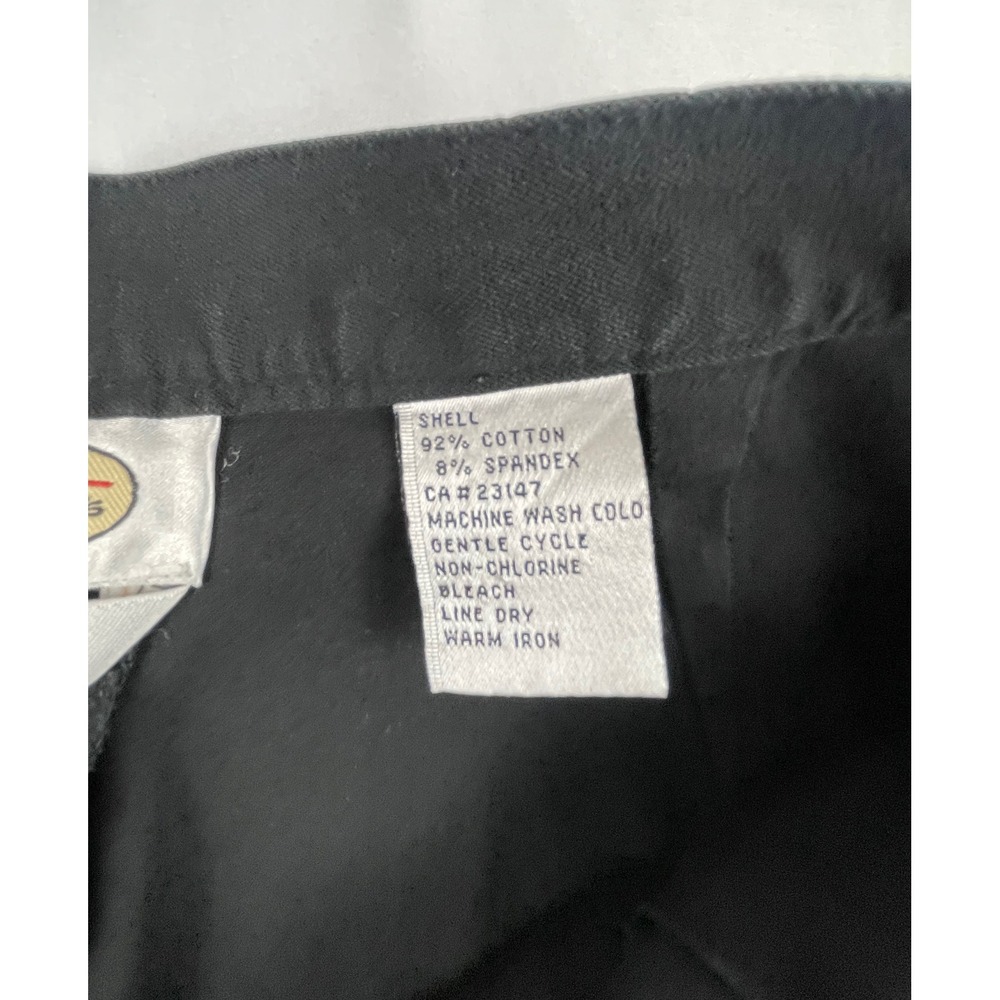 TALBOTS Black High Waisted Straight Leg Trousers with Side Buckle Detail SIZE 14 - Picture 13 of 16